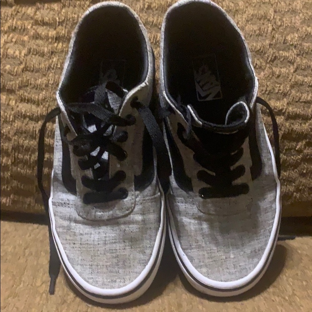 Little Kid Vans-gray